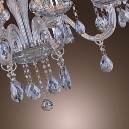 Designer Touch Decorative Traditional Classic Crystal Electroplated Glass Chandelier