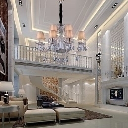 Designer Touch Decorative Traditional Classic Crystal Electroplated Glass Chandelier