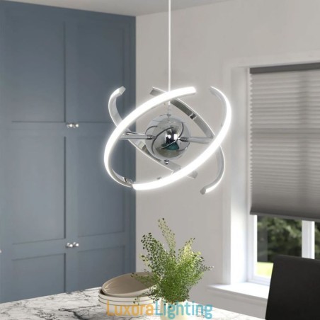 Designer Touch Decorative Swivel Globe Pendant Light Ceiling Lamp