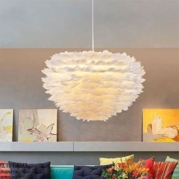 Designer Touch Decorative Pretty Feather Pendant Light Fixture