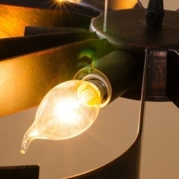 Designer Touch Decorative Modern Vintage Ceiling Light Iron Flower Shaped Pendant Light