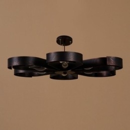 Designer Touch Decorative Modern Vintage Ceiling Light Iron Flower Shaped Pendant Light