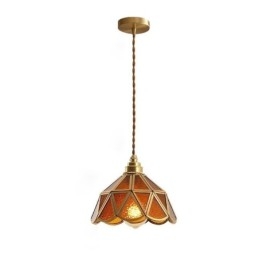 Designer Touch Decorative Retro Glass Pendant Light Japanese Style Glass Ceiling Light