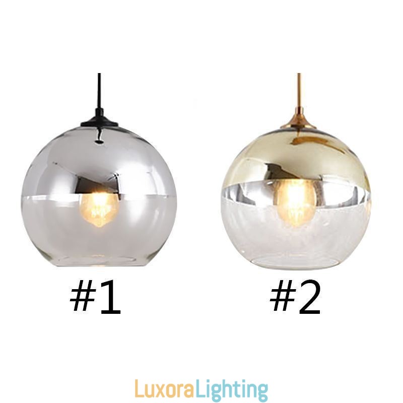 Designer Touch Decorative Creative Iron+Glass Globe Pendant Light Lighting