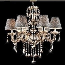 Designer Touch Decorative Modern Contemporary Classic Vintage Crystal Electroplated Glass Chandelier