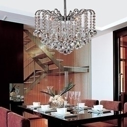 Designer Touch Decorative Modern Contemporary Crystal Painting Metal Chandelier