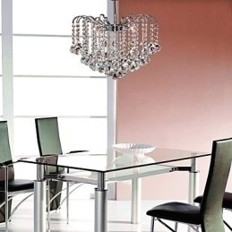 Designer Touch Decorative Modern Contemporary Crystal Painting Metal Chandelier