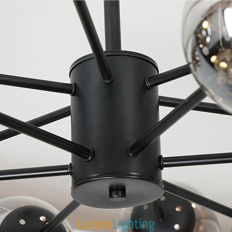 Designer Touch Decorative Magic Bean Pendant Light Nordic Style Glass Ball Gypsophila Pendant Light