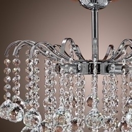 Designer Touch Decorative Modern Contemporary Crystal Painting Metal Chandelier