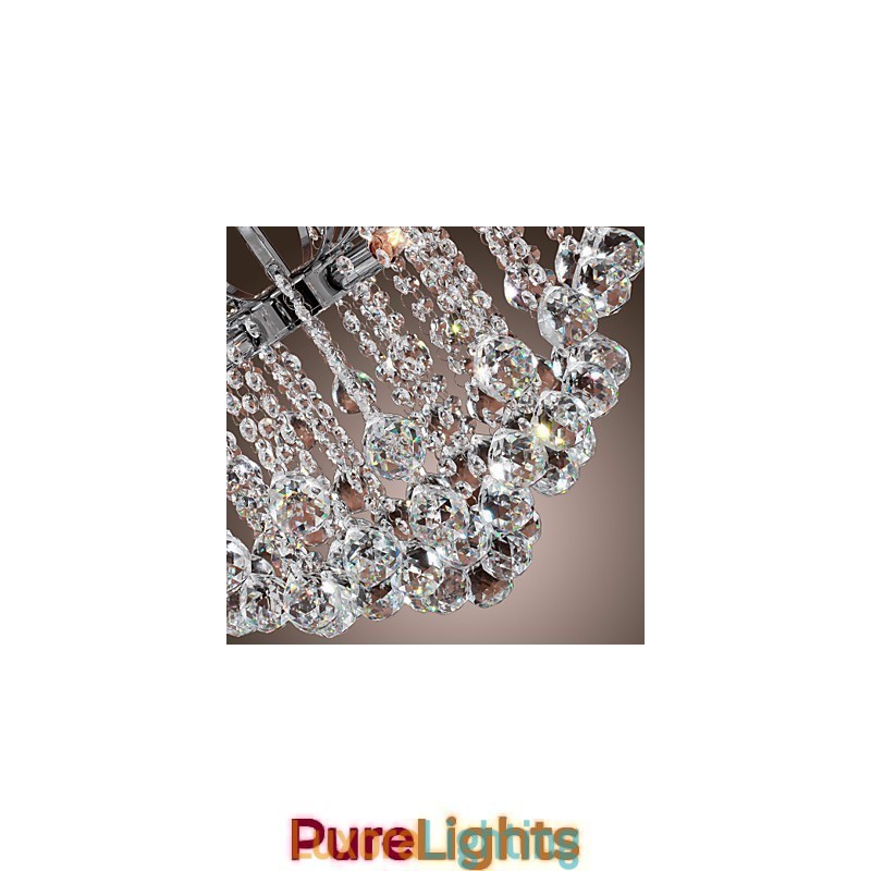 Designer Touch Decorative Modern Contemporary Crystal Painting Metal Chandelier