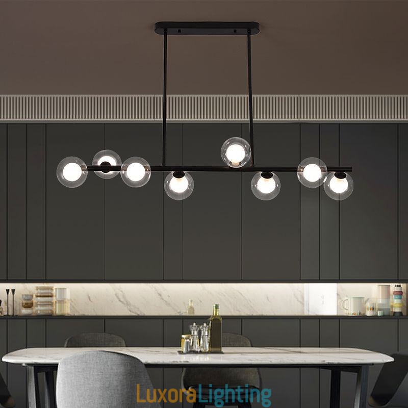 Designer Touch Decorative Chandelier Glass Globe Horizontal Type Pendant Light