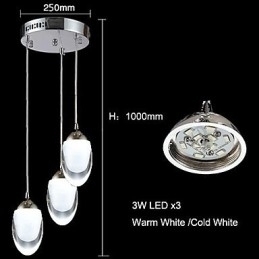 Designer Touch Decorative Modern Contemporary Traditional Classic Country Chrome Glass Chandelier Pendant Light