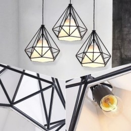 Designer Touch Decorative Diamond Shaped Pendant Light Modern Minimalist Light Fixture