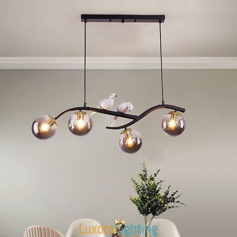 Designer Touch Decorative Modern Minimalist Branch Pendant Light 4 Lamp Light