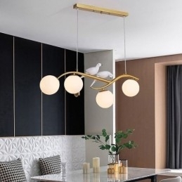 Designer Touch Decorative Modern Minimalist Branch Pendant Light 4 Lamp Light