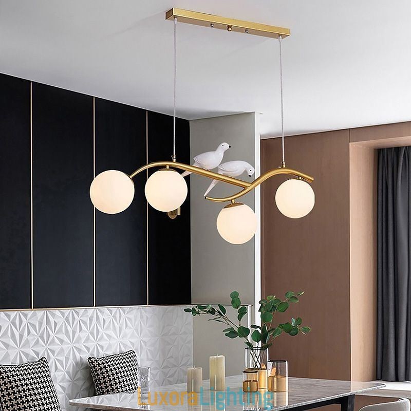 Designer Touch Decorative Modern Minimalist Branch Pendant Light 4 Lamp Light