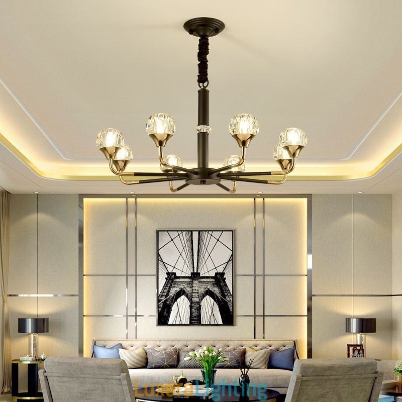 Designer Touch Decorative Modern Crystal Pendant Light Elegant Crystal Chandelier