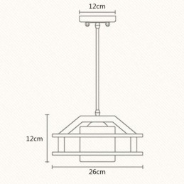 Designer Touch Decorative Nordic Style Oak Pendant Lamp with Frosted Glass Lamp Shade Cafe