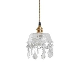 Designer Touch Decorative Elegant Glass Pendant Light Single Head Mini Pendant Light