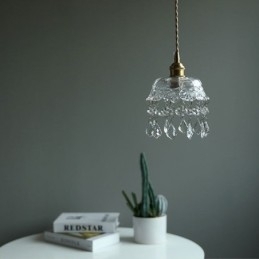 Designer Touch Decorative Elegant Glass Pendant Light Single Head Mini Pendant Light