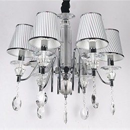 Designer Touch Decorative Modern Contemporary Crystal Electroplated Chandelier