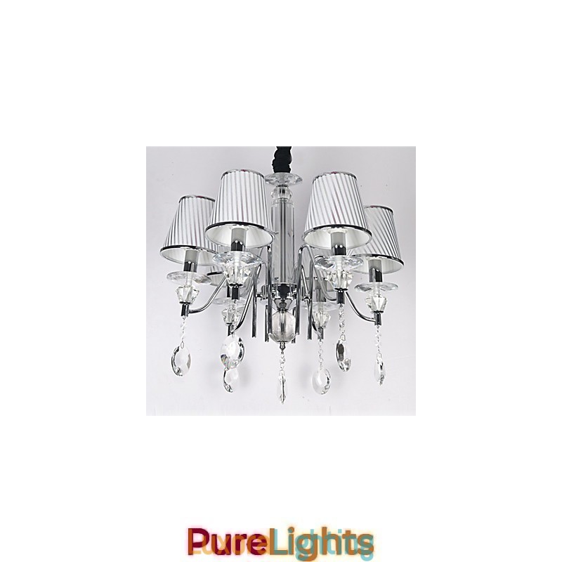 Designer Touch Decorative Modern Contemporary Crystal Electroplated Chandelier