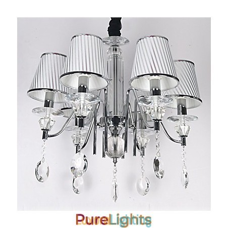 Designer Touch Decorative Modern Contemporary Crystal Electroplated Chandelier