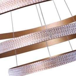 Designer Touch Decorative Modern Pendant Light Acrylic 3 Rings Lamp 80+60+40cm