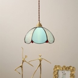 Designer Touch Decorative Minimalist Petal Glass Pendant Light Single Head Glass Pendant Lamp