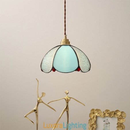 Designer Touch Decorative Minimalist Petal Glass Pendant Light Single Head Glass Pendant Lamp