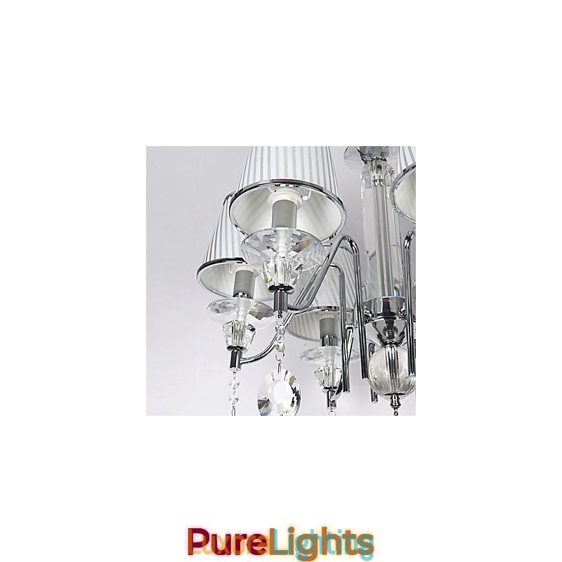 Designer Touch Decorative Modern Contemporary Crystal Electroplated Chandelier