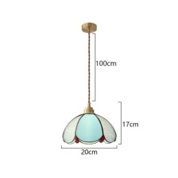 Designer Touch Decorative Minimalist Petal Glass Pendant Light Single Head Glass Pendant Lamp