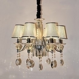 Designer Touch Decorative Modern Contemporary Crystal Electroplated Chandelier