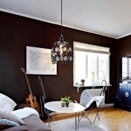 Designer Touch Decorative Hollow Crystal Iron Pendant Lamp Island Ideas