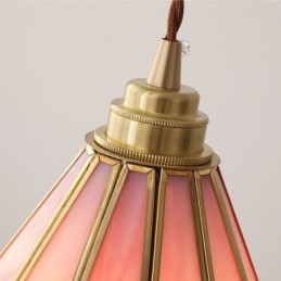 Designer Touch Decorative Japanese Style Glass Pendant Light Retro Petal Light Fixture