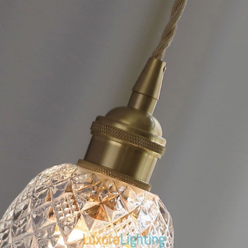 Designer Touch Decorative Modern Flower Glass Pendant Light 1 Light Light Fixture