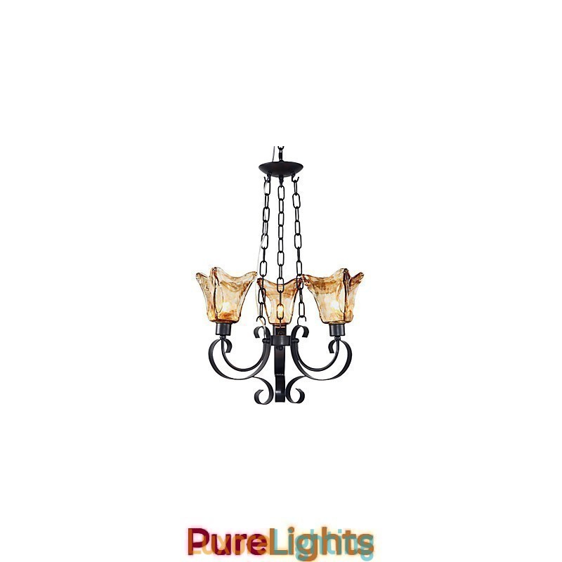 Designer Touch Decorative Traditional Classic Painting Metal Chandelier