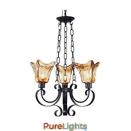 Designer Touch Decorative Traditional Classic Painting Metal Chandelier
