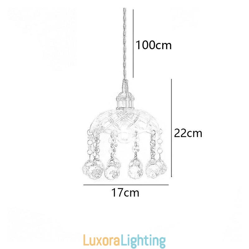 Designer Touch Decorative Modern Mini Glass Pendant Light 1 Light Decoration Light Fixture