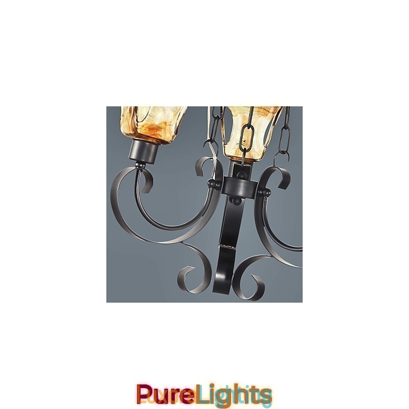 Designer Touch Decorative Traditional Classic Painting Metal Chandelier