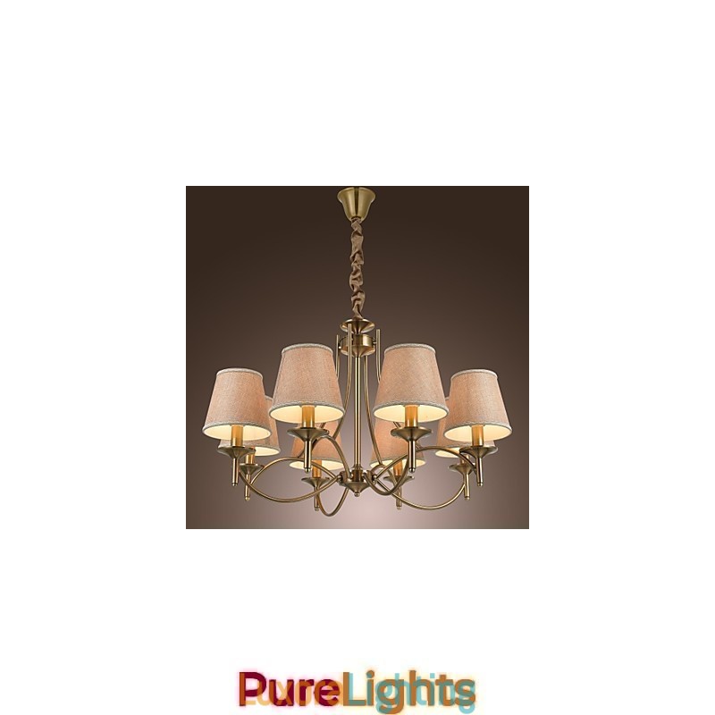 Designer Touch Decorative Modern Contemporary Traditional Classic Rustic Lodge Country Island Vintage Brass Metal Chandelier