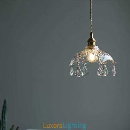 Designer Touch Decorative Modern Minimalist Glass Pendant Lamp Single Light Pendant Light