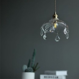 Designer Touch Decorative Modern Minimalist Glass Pendant Lamp Single Light Pendant Light