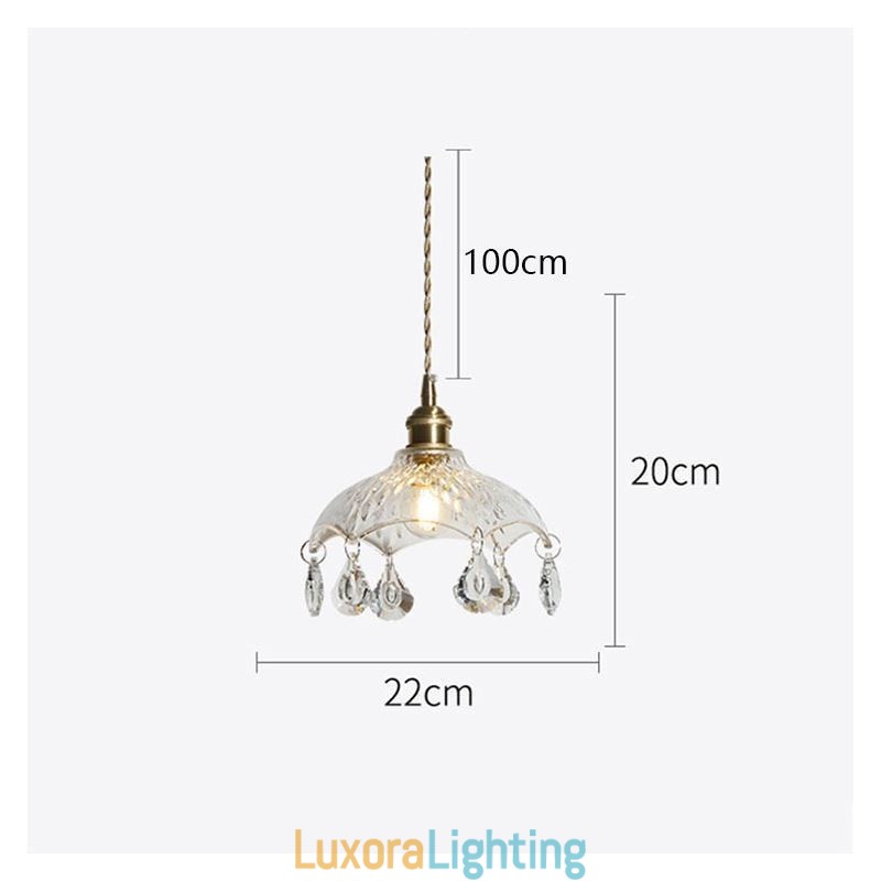 Designer Touch Decorative Modern Minimalist Glass Pendant Lamp Single Light Pendant Light