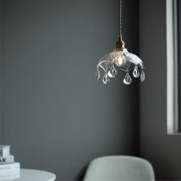 Designer Touch Decorative Modern Minimalist Glass Pendant Lamp Single Light Pendant Light