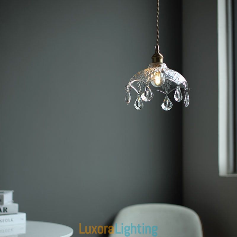 Designer Touch Decorative Modern Minimalist Glass Pendant Lamp Single Light Pendant Light