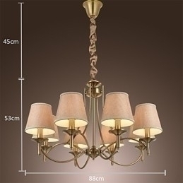 Designer Touch Decorative Modern Contemporary Traditional Classic Rustic Lodge Country Island Vintage Brass Metal Chandelier