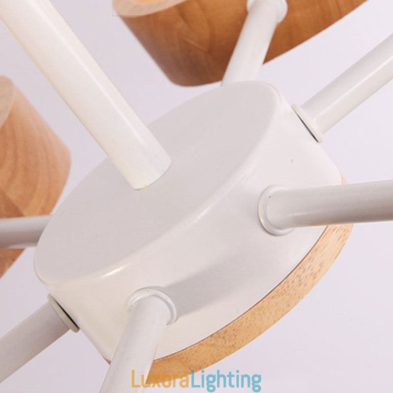 Designer Touch Decorative Nordic Unique Wood Pendant Light