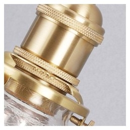 Designer Touch Decorative Glass Pendant Light Modern Crackle Ceiling Light Fixture