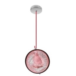 Designer Touch Decorative Modern Rose Gold Pendant Light Half Round Glass Lamp Shade Light Cafe